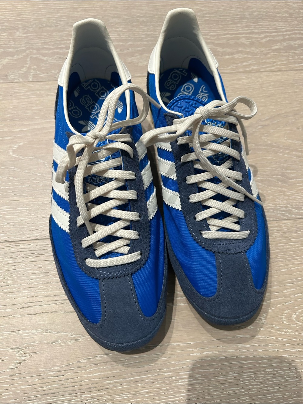 Adidas SL 72 RS Blue, Core White and Better Scarlet